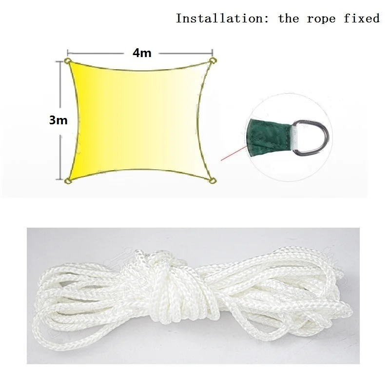 США Бесплатная доставка 3 м * 4 беседка навес наружный квадратный садовый тент