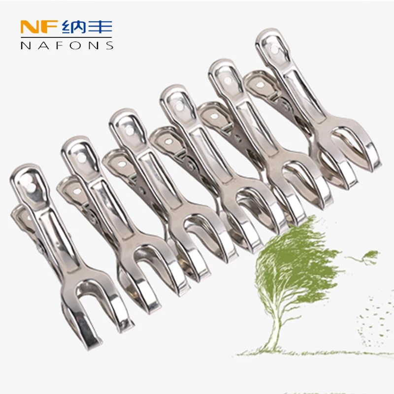5 шт. многофункциональные зажимы из нержавеющей стали прищепки для одежды
