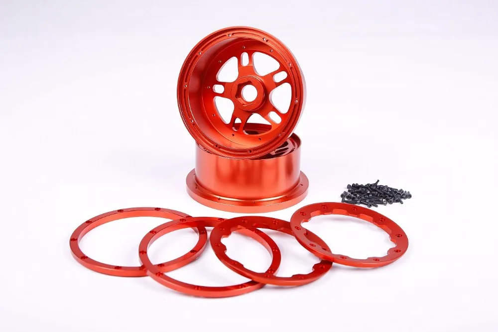 

Комплект Передних Ступиц из сплава ЧПУ для 1/5 hpi rovan kingmotor baja 5b Запчасти для радиоуправляемых автомобилей