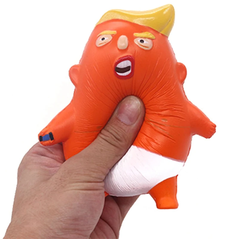 Каваи Squishy Моделирование Трамп мяч замедлить рост уменьшить Давление стресса дети Squeeze игрушка в подарок