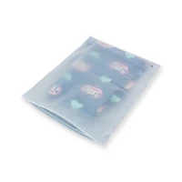 sealed overvalue pvc zipper bag portable sundries bag custom logo design transparent pvc hair storage bag