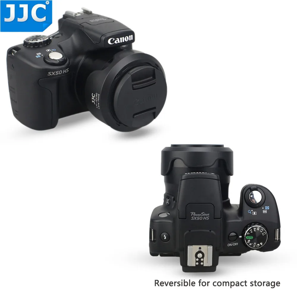 JJC байонетная бленда объектива камеры для CANON PowerShot SX1 IS/SX10 IS/SX20 IS/SX30 IS/SX40 IS/SX50 HS заменяет LH-DC60