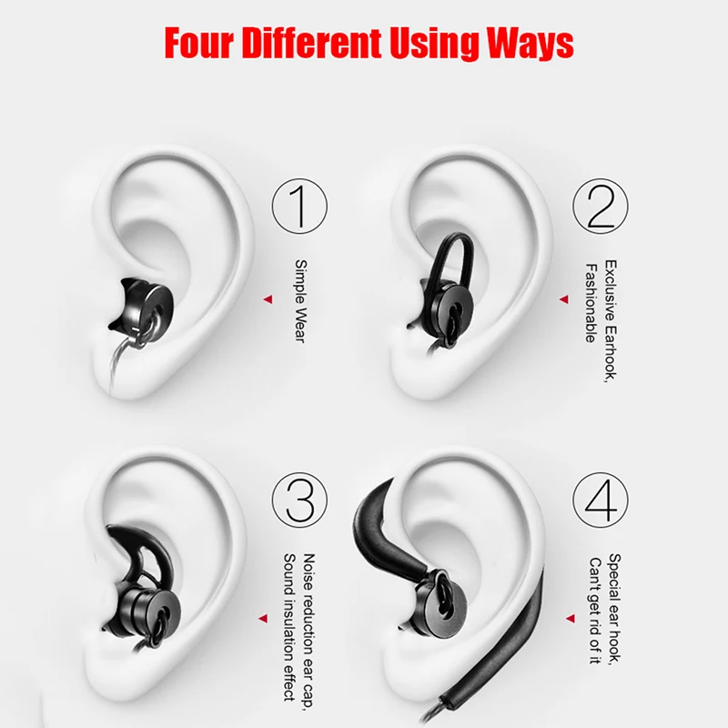 Спортивные наушники JZGSHARK с натуральным звуком наушники-вкладыши крючком Xiomi