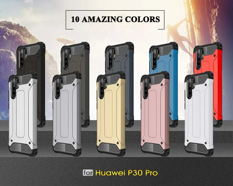 Защитный чехол для huawei P30 Pro P20 Lite, Силиконовый противоударный жесткий чехол для huawei P10 P9 P8 Lite, чехол для телефона s