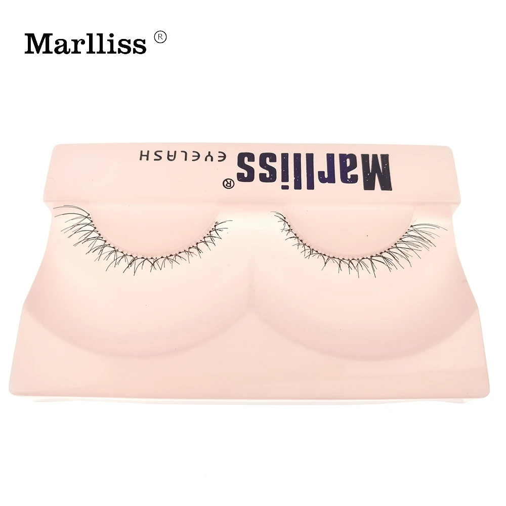 Marlliss высокое качество крест-накрест нижние ресницы для дам можно повторно