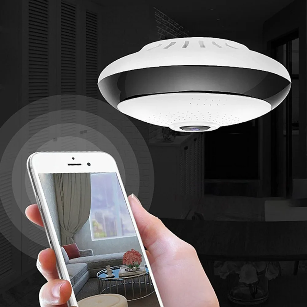 360 градусов панорамная камера беспроводной монитор Wifi мобильный телефон