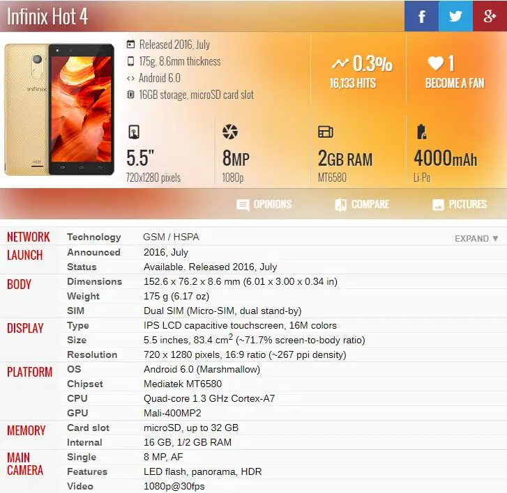 Сменный ЖК дисплей для infinix Hot 4 X557 полный сенсорный экран в сборе стеклянный
