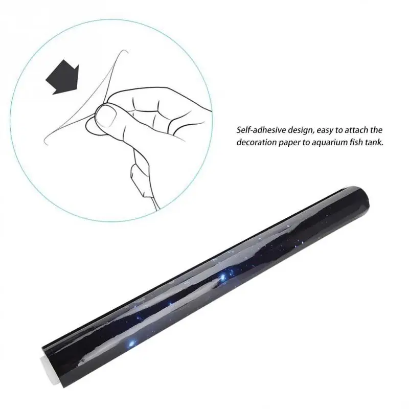 Полихлоридвиниловая клейкая аквариума наклейки фон плакат декоративной