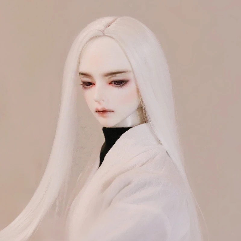 Allaosify 1 шт. Bjd парик Сплит Длина прямые синтетические волосы парик 1/3 1/4 bjd кукла парик Древний китайский стиль
