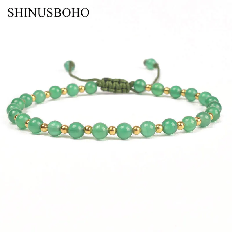 Женский браслет SHINUS BOHO регулируемый 4 мм|Гибкие браслеты| |