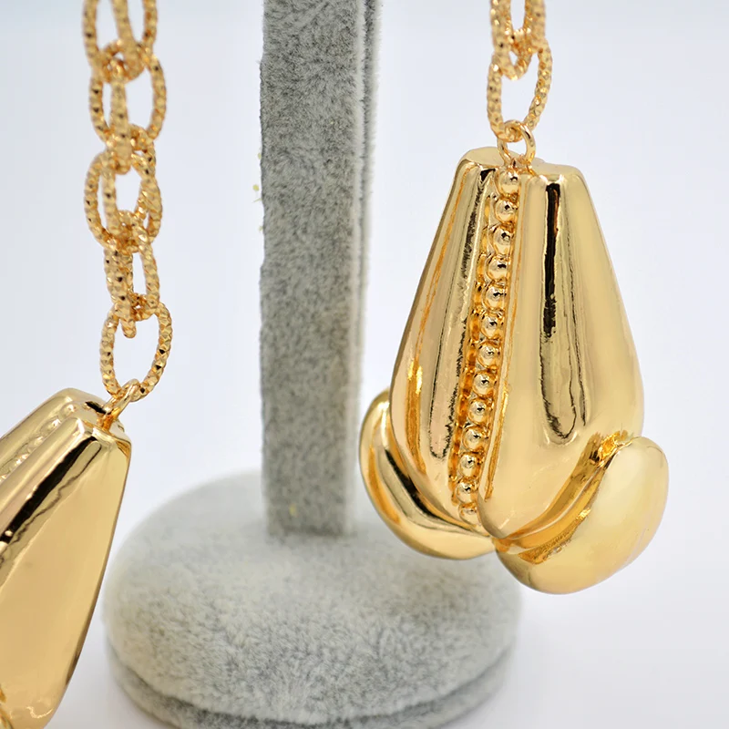 Sunny Jewelry массивные Дубай лягушка медные комплекты украшений для женщин длинные