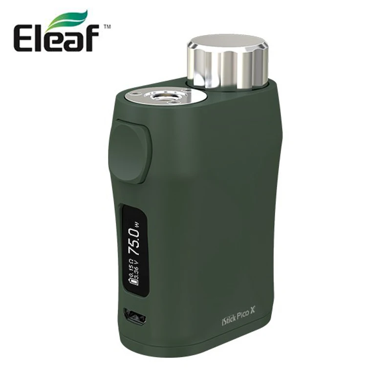 Оригинальный Eleaf iStick Pico X Mod Vape 75 Вт TC Box Melo Fit 18650 батарея поддерживает 4 Танк VS