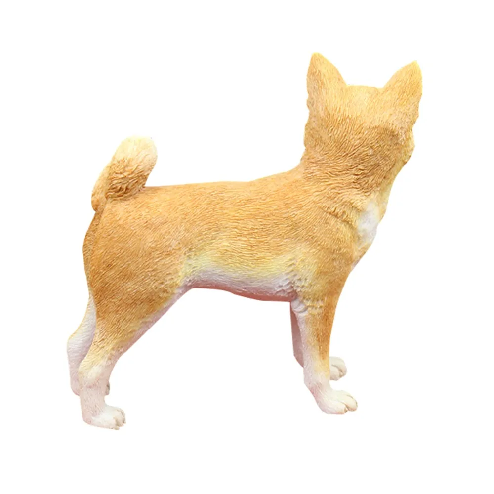 Японская статуэтка для собак Akita ручная работа из искусственной смолы украшения