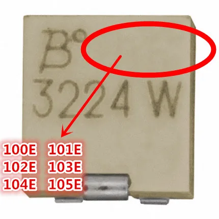 3224 Вт 3224W 1 100E 101E 102E 103E 104E 105E точный Обрезной потенциометр|Запасные части| |