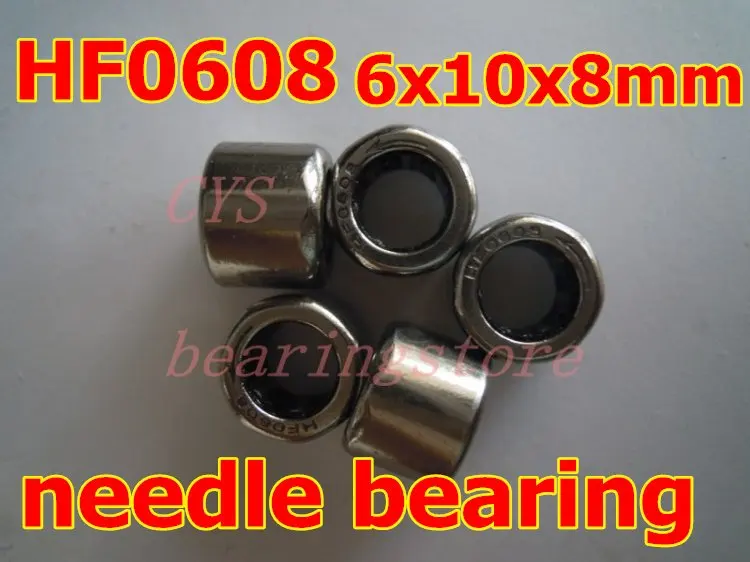 6X10X8mm HF0608 односторонний игольчатый подшипник/муфта типа 6 мм вал|6mm shaft|shaft 6mmbearing shaft