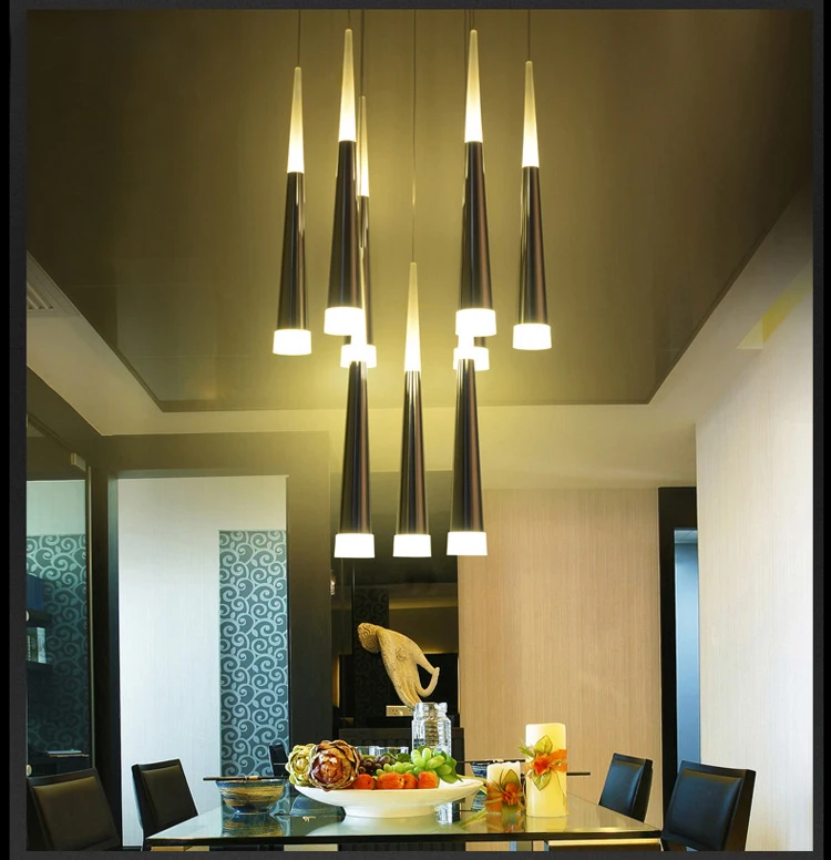 Современный светодиодный подвесной светильник 220 В переменного тока 1 шт.