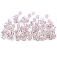 100pc 4mm austria crystal bicone beads 5301 loose glass beads jewelry decoration s 49