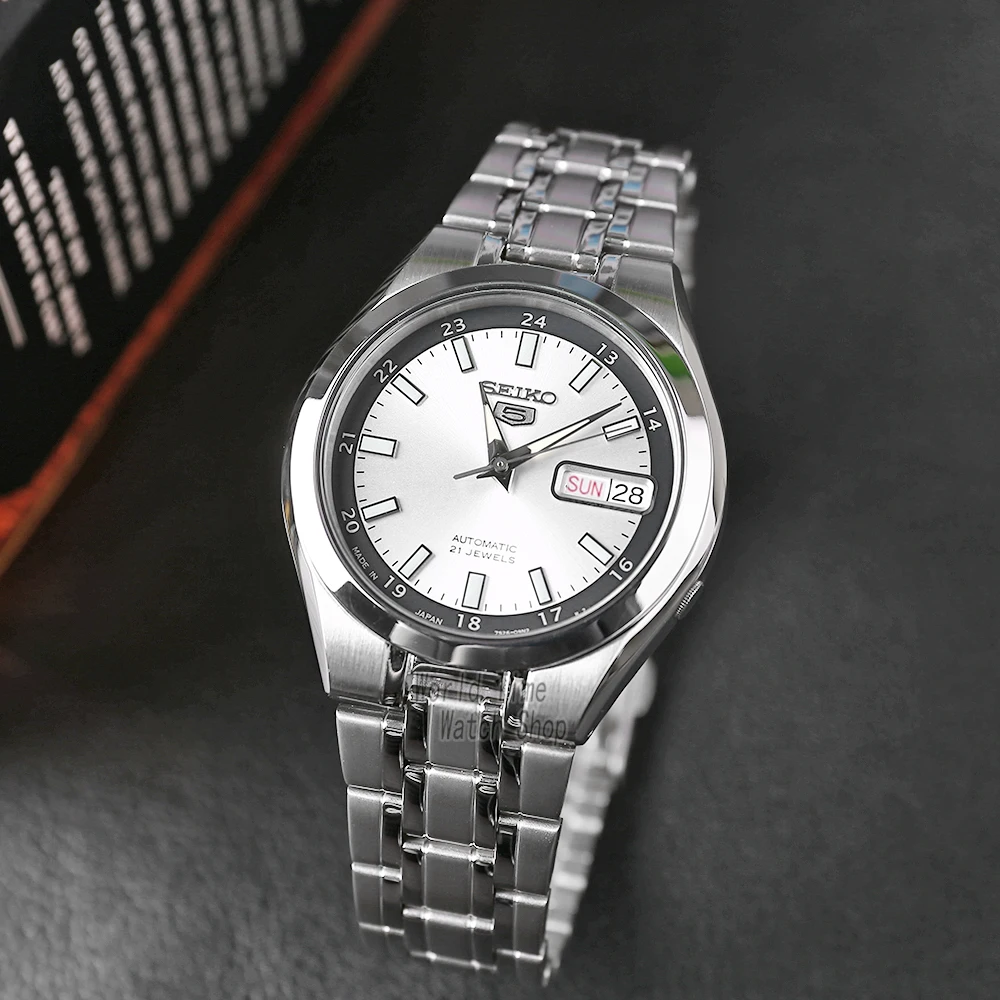 Seiko часы мужские 5 автоматические set top brand люкс Спортивные водонепроницаемые