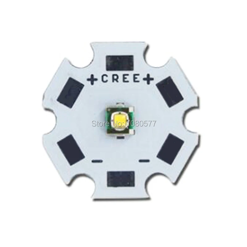 Фото 1-50 шт. 3 Вт Cree светодиодный XPE XP-E R3 3535 SMD светодиод высокой мощности белый, красный, зеленый, синий, желтый с платой 16 мм 20 мм №2
