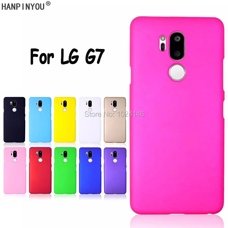Для LG G7 ThinQ 6 1 &quotНовый тонкий матовый Жесткий пластиковый Чехол конфетный цвет