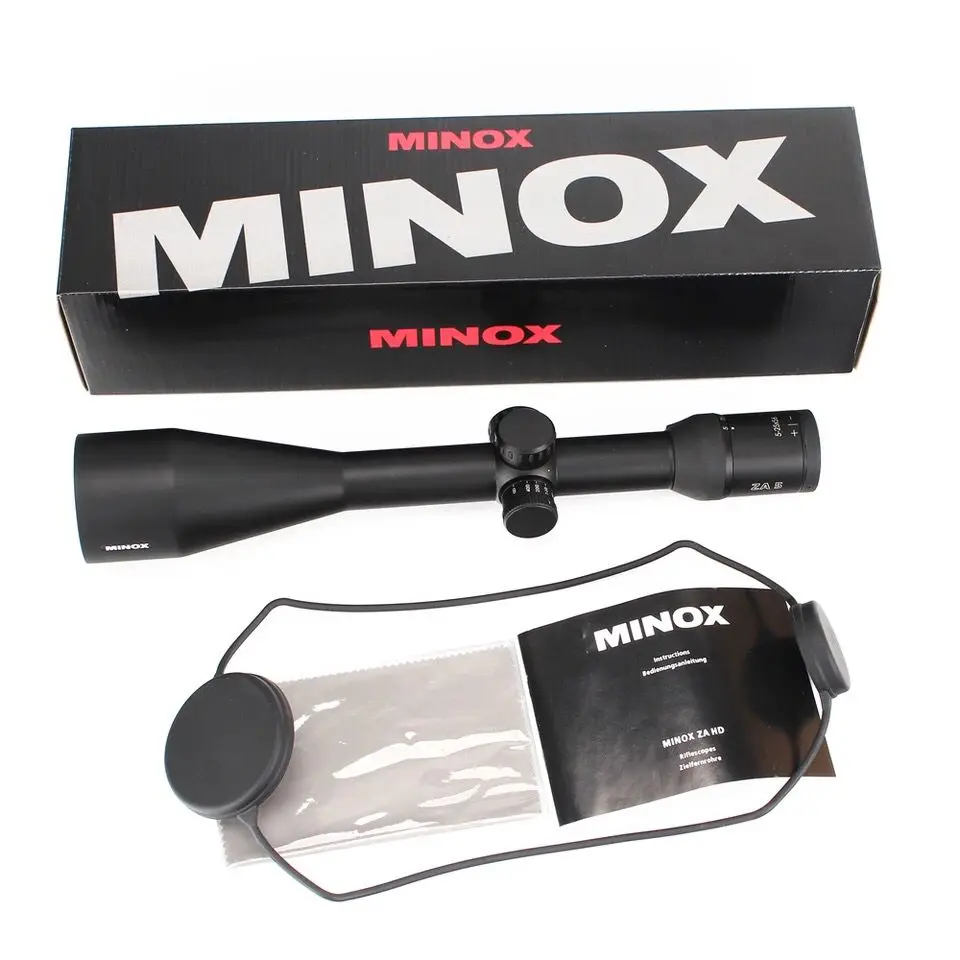 MINOX ZA5 5-25x56 SF прицелы для охоты 30 мм трубки BDC 800 сетка Боковая регулировка параллакса тактический съемки с прицела кольца