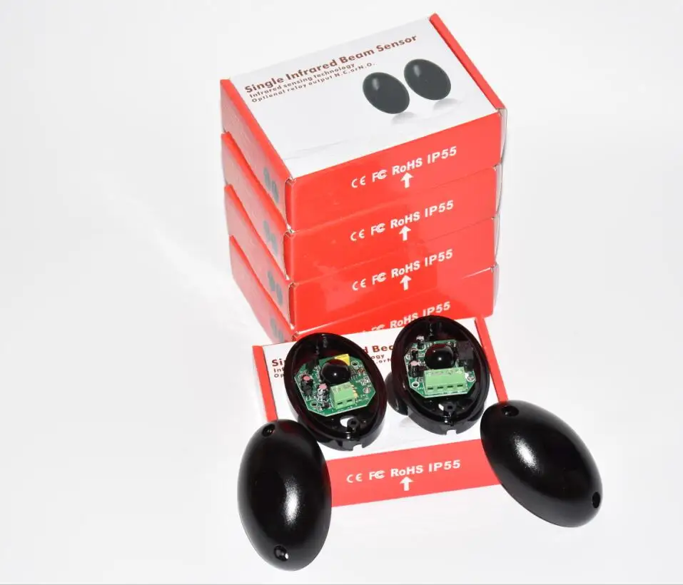 5 10 15 pairs automated gate safe Infrared sensor/swing /sliding/garage and door safety infrared photocells for motor | Безопасность и