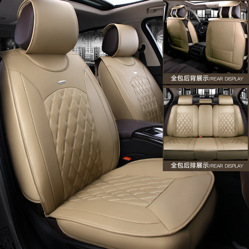 Набор чехлов для автомобильных сидений для VW Volkswagen Passat b5 b6 b7 b8 golf 4 golf 5 golf 6 golf 7 polo tiguan touareg Amarok Dacia duster