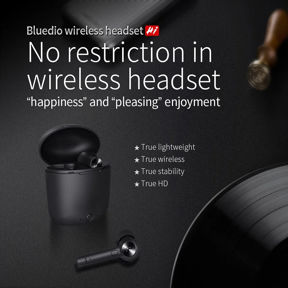 Bluedio Hi Bluetooth наушники Спортивные стереонаушники Лидер продаж Высокое качество С
