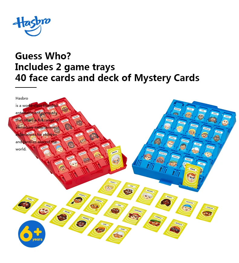 Hasbro Игровой догадки, кто захватывает и идет игра-головоломка, игра в сборе, игрушка в подарок для детей, подростков, взрослых, вечерние, семейные игры