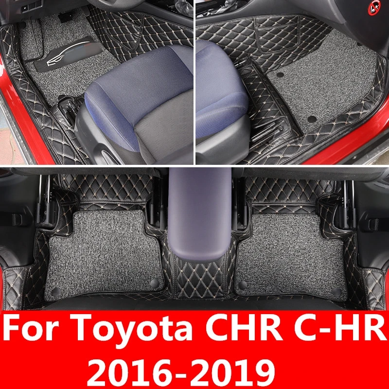 Автомобильный коврик для Toyota CHR C HR 2016 2019 специальный декоративный салона