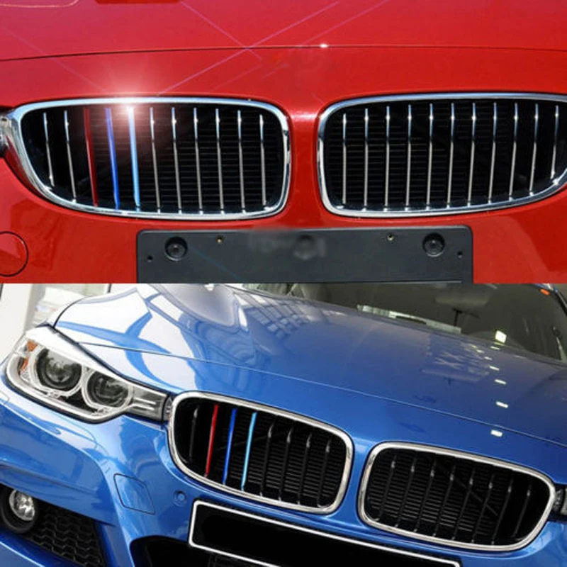 Стайлинг автомобиля абсолютно новый 3 шт./компл. передняя решетка покрытие