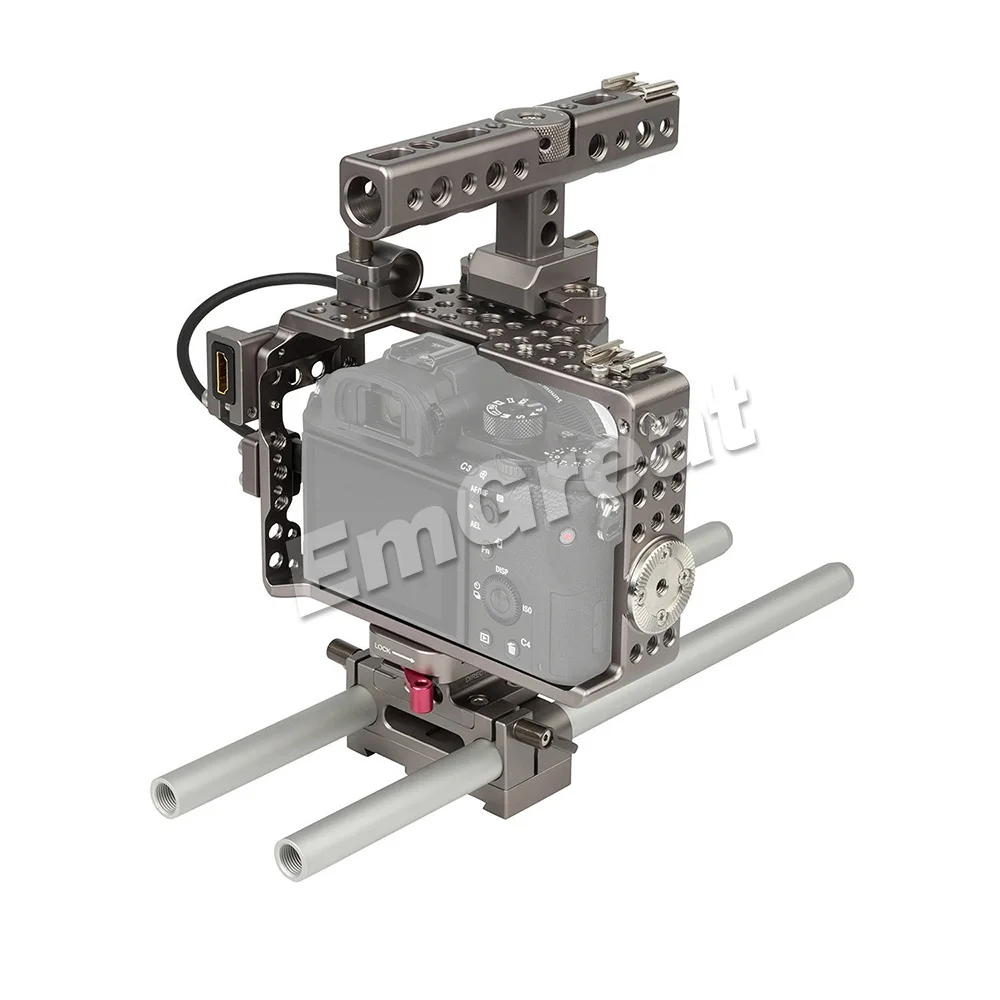 Tilta es t17 Alpha серии ручной Клетки для камеры Rig DSLR видео стабилизатор Start/Stop триггера