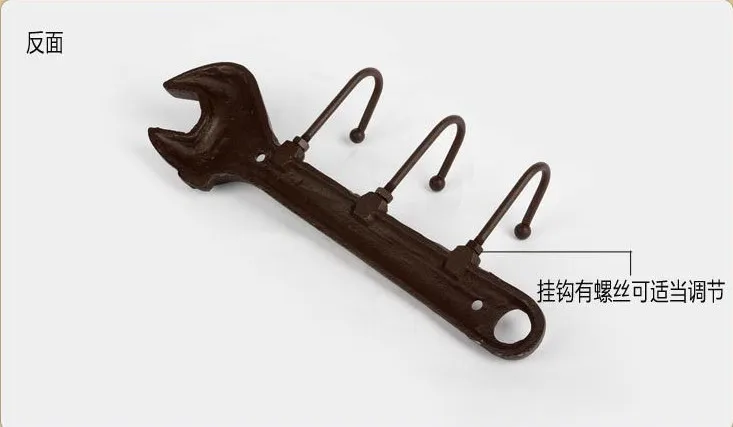 Zakka настенные крючки из кованого железа украшения для бара ретро декоративные