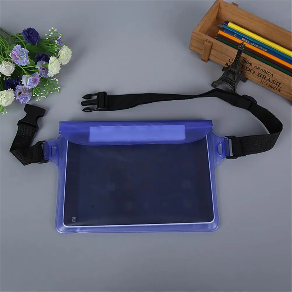 

HobbyLane Outdoor Sports Fanny Pack for Swimming Diving 3-layer Sealed Waterproof Touch Screen Bag Waist Pack Bag Pocket Pouch
