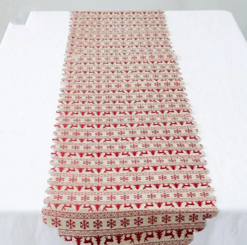 5 Merry Christmas настольная дорожка большая см 170 см x 35 см Рождественская скатерть украшение стола Праздничная Рождественская салфетка - Цвет: 5