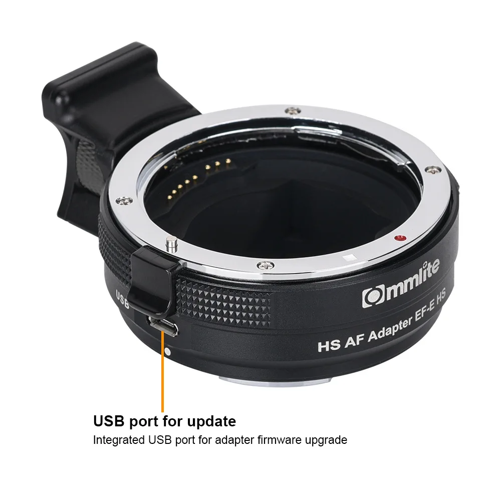 Commlite CM EF E HS быстрый адаптер для объектива с автофокусом Canon EF/EF S объектив Sony Mount