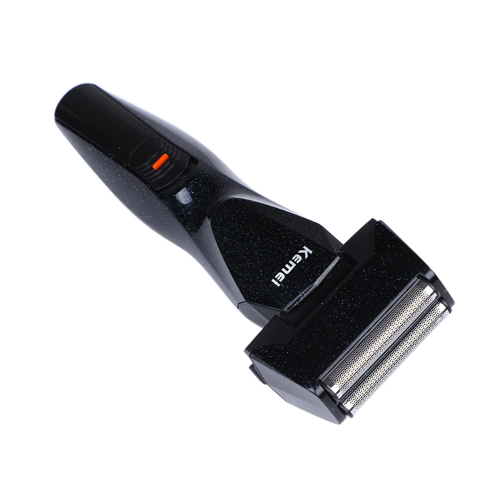 Kemei KM-5890 3 в 1 Мужская бритва для бороды электрическая Беспроводная Машинка для стрижки волос перезаряжаемая многофункциональная машинка для стрижки волос