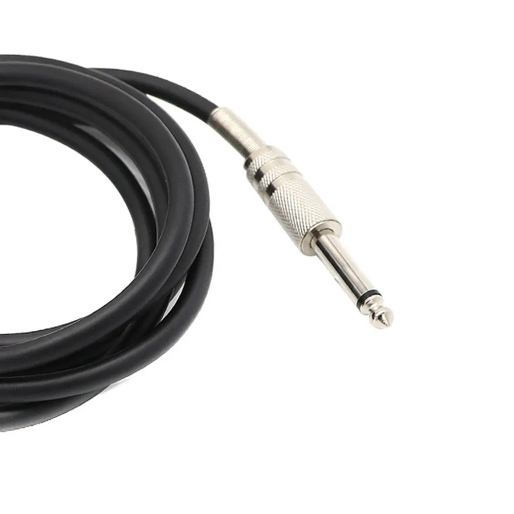 Адаптер для микрофона с кабелем 3 контакта XLR мама до 1/4 "6 35 мм моно штекер|mic
