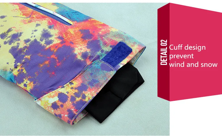Женский лыжный костюм, куртка для сноуборда, водонепроницаемая куртка, штаны, термокостюм, ветрозащитный лыжный сноуборд, супер теплая женская одежда