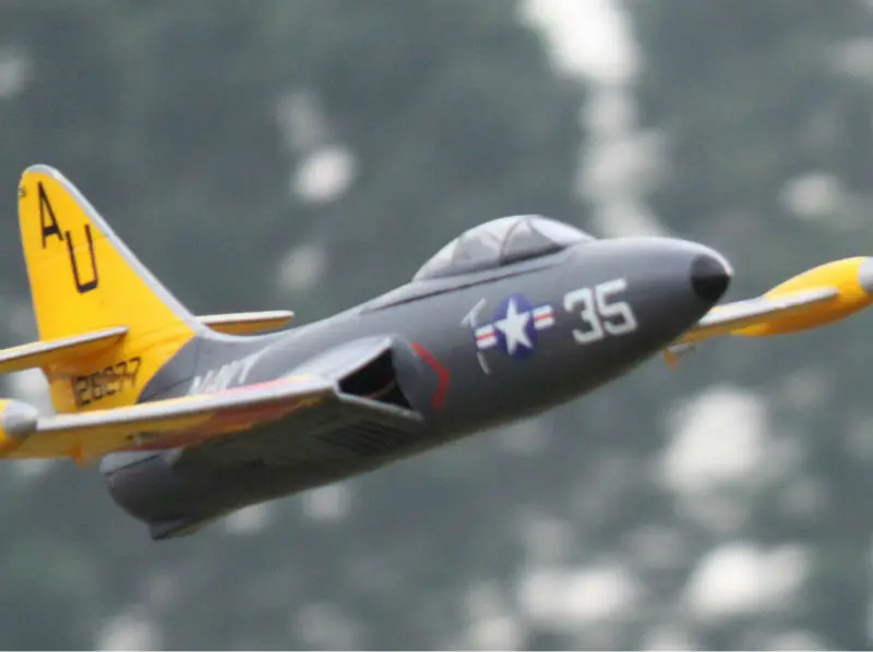 Без батареи, воздуховод вентилятор в виде турбины F9F RTF RC Хобби самолет