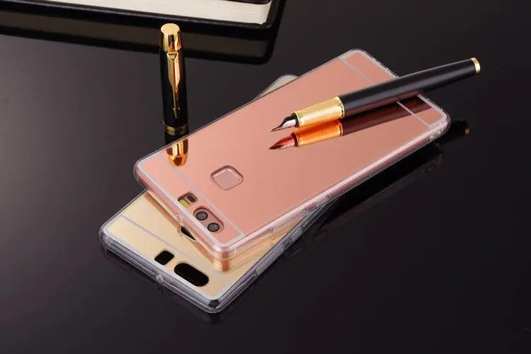 Зеркальный Мягкий силиконовый чехол для huawei P20 P8 P9 Lite mini P8Lite 2017 P10 P Smart TPU Y5 Y6 Y7 Prime Pro