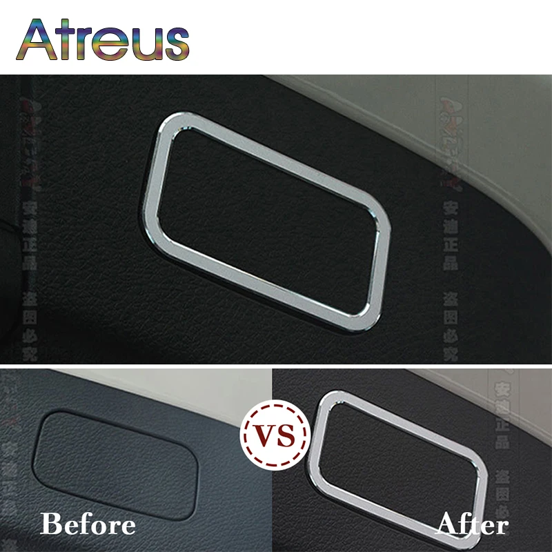 Автомобильная задняя Tunk Электронная Кнопка светильник рамка наклейки для Mercedes