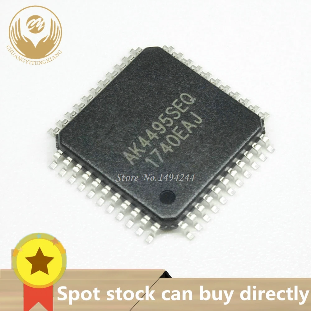 Spot AK4495 AK4495SEQ SNR = 123dB Поддержка 32 бит 768 кГц и 5 6 МГц DSD DAC чип 4495 QFP 1 шт. | Обустройство