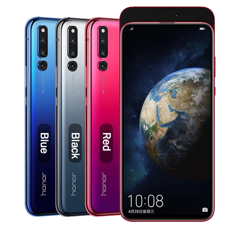 Honor Magic 2, смартфон, 6,39 дюймов, на весь экран, отпечаток пальца, четыре ядра, 3500 мАч, 6* камер, сотовый телефон