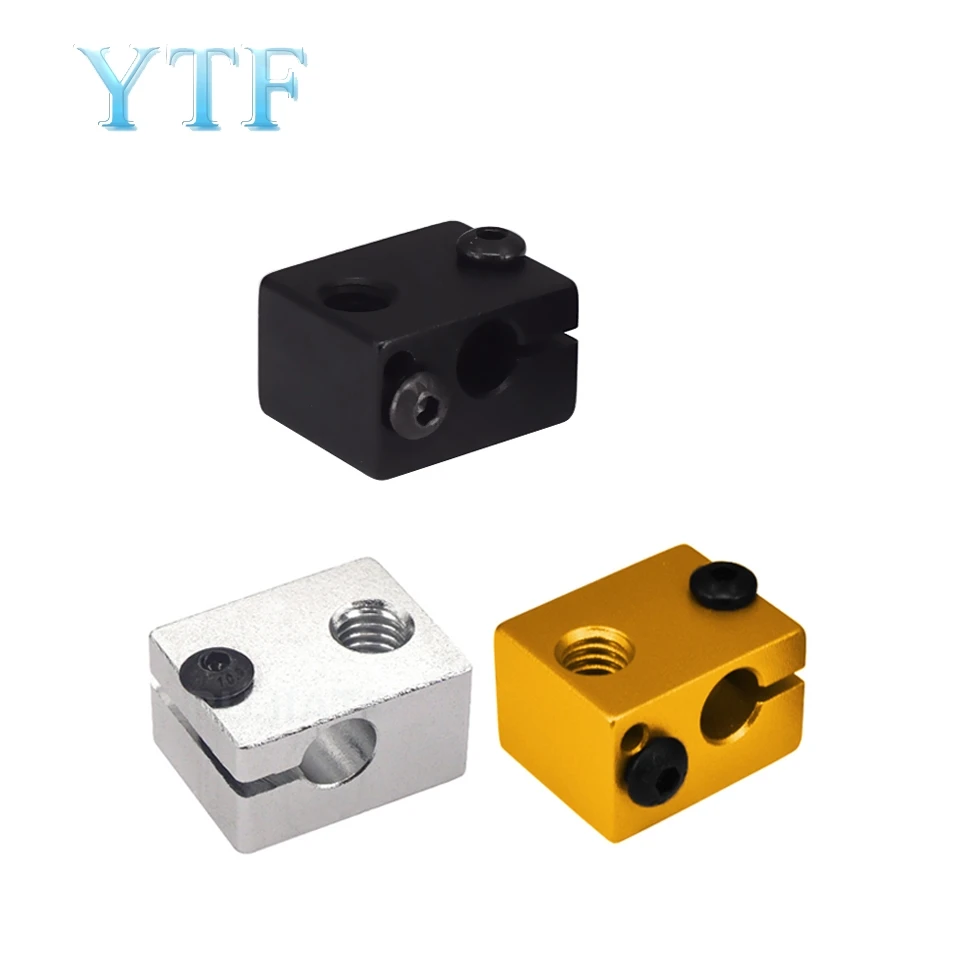 V6 тепловой блок для V5 V6 J-head экструдер HotEnd 3D принтеры части нагревателя Горячий Конец нагревательные аксессуары 20*16*12 мм часть
