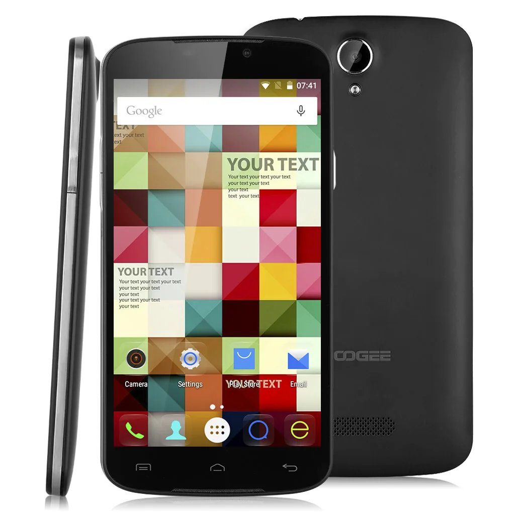 DOOGEE X6 5.5'' IPS 3G Smartphone Android 5.1 MT6580 Quad Core 1.3GHz Mobile Phone 1GB RAM 8GB ROM OTA GPS Cell Phones | Мобильные