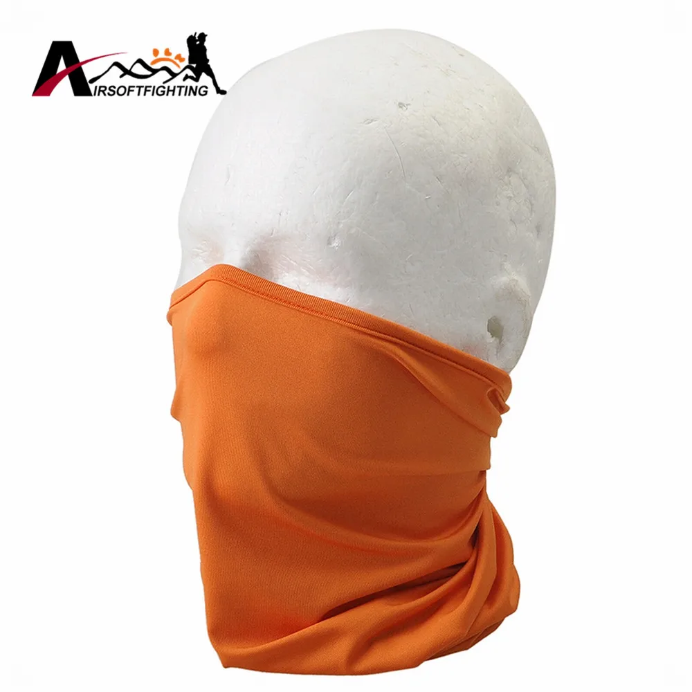 Quick Dry Elastic Lycra Cycling Headband Half Face Mask Bike Bicycle Breathable Balaclava Hunting Hiking Warm Neck Hood Cover