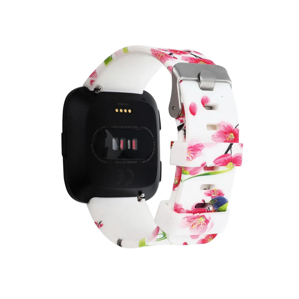 Уникальный цветной спортивный сменный ремешок для часов Fitbit Versa браслета мягкий