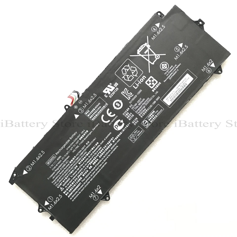 Оригинальный аккумулятор MG04XL для HP Elite X2 1012 G1 N4E58AV N4E64AV V9D46PA HSTNN-DB7F 812060-2B1 812060-2C1 |