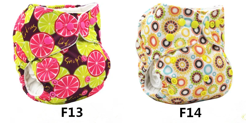 Baby Washable Reusable Cloth Diaper Waterproof Adjustable Cloth Nappy Baby Cloth Diaper Cover With 1pc Microfiber Insert